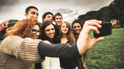 Groups selfie shot