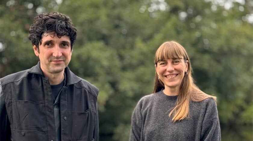Risks Beyond Human Eyes project team: Miguel Prado Casanova and Patricia Fraga.