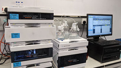 Equipment used in research by Professor David McCalley.
