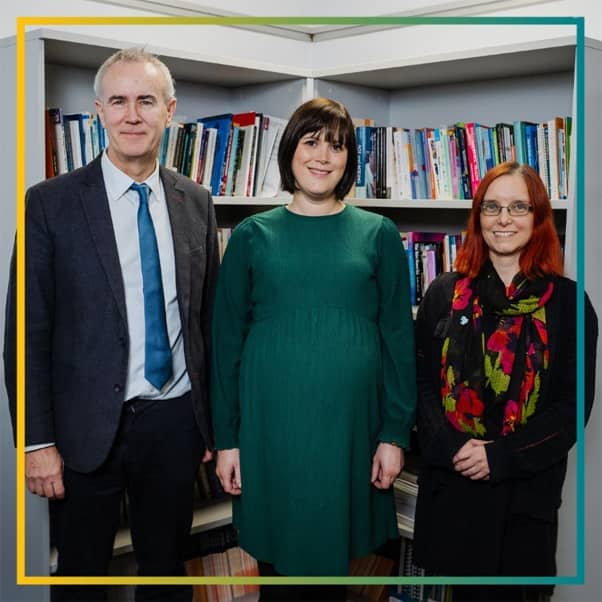 Dr Emily Dodd, Dr Natasha Woodstoke and Professor Richard Cheston
