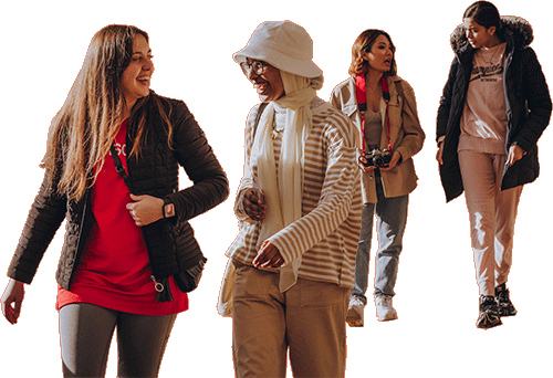 Students chatting