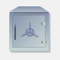 Illustration of a safe.