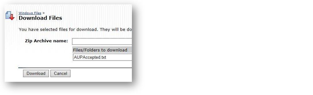 XA screenshot zip folder