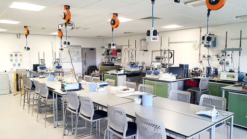 Material science lab space