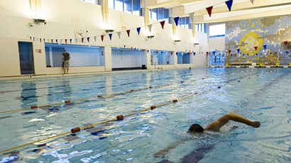 University of Bristol swimming pool.