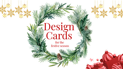 Design cards for the festive season: webinar