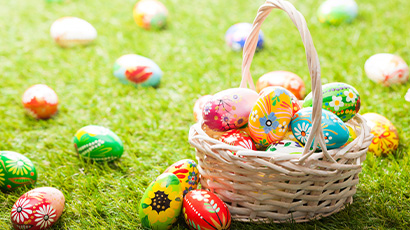 Easter basket weaving