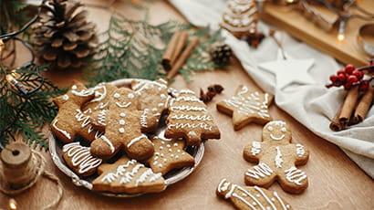 Gingerbread and shortbread decorating