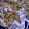 Detail of altar cover by Margaret Hall-Townley