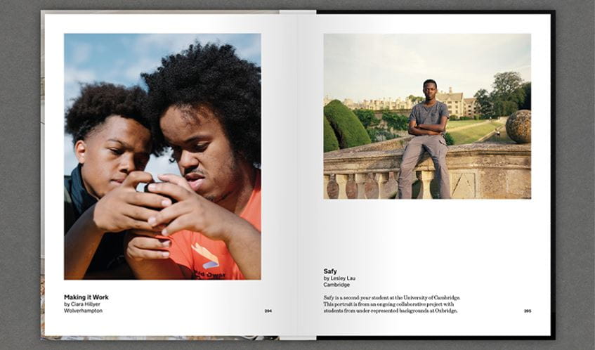 Ciara Hillyer photography graduate winner of Portrait of Britain with two boys Isaac and Nima