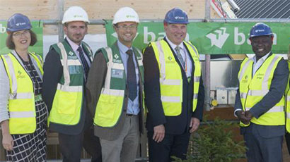 Topping out ceremony marks milestone of UWE Bristol's new engineering building