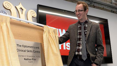Official opening for new &pound 5 million optometry and clinical skills centre