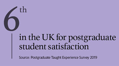 Postgraduate student satisfaction at UWE Bristol amongst highest in the UK
